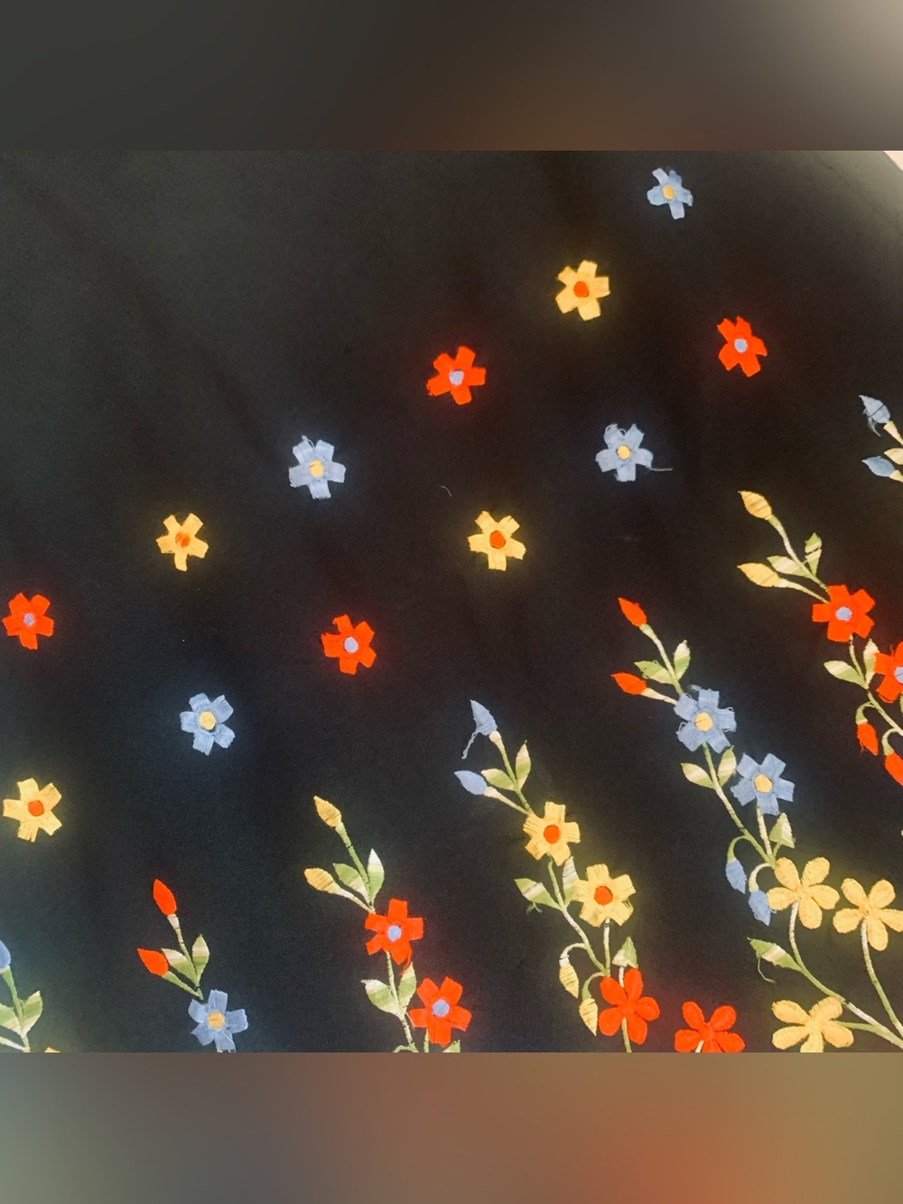 Black Mid-Century 2 Piece ‘Art to Wear’ Dressmaker Tel 26 Embroidered Suit - Picture 16 of 16